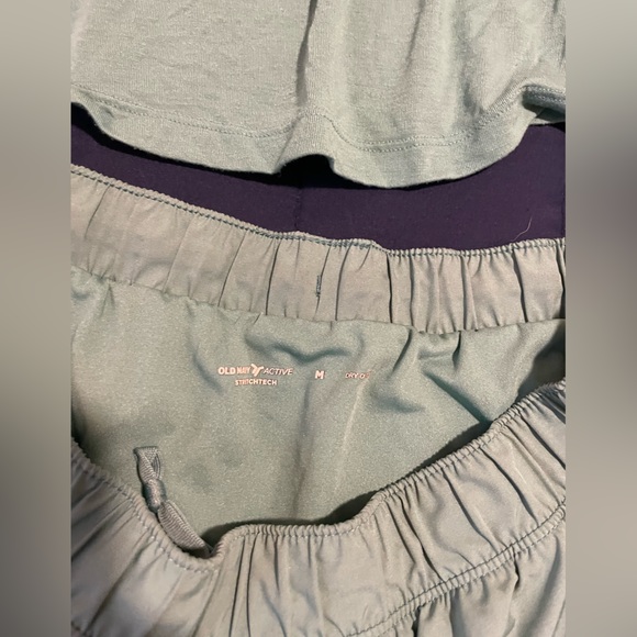 Matching Workout Set - Teal Tank and Shorts - Picture 4 of 4